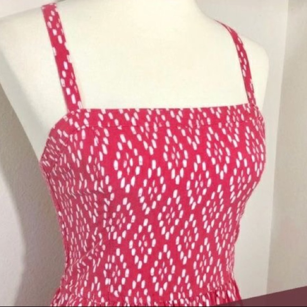 A&F Print Dress Coral Pink Summer Dress